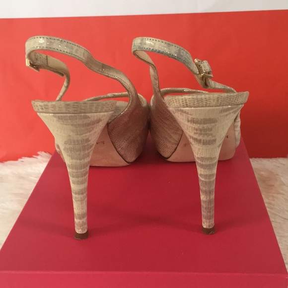 Kate Spade Nude Sling Back Pump with 1/2”platform - Picture 8 of 8